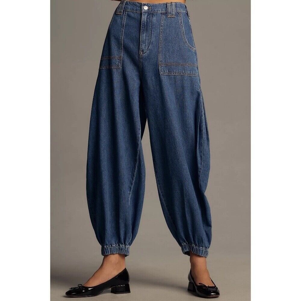 Anthropologie Pilcro New Wharfside High-Rise‎ Jogger Jeans in Size 25 MSRP148